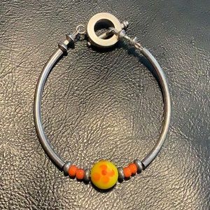 🌹Silver yellow bracelet